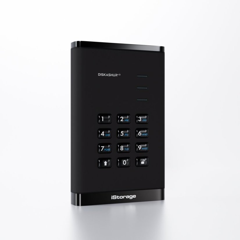 diskAshur3 (HDD) - Kapacita: 4 TB, Barva: Červená