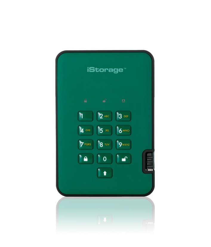 diskAshur2 (HDD) - Kapacita: 1 TB, Barva: Červená