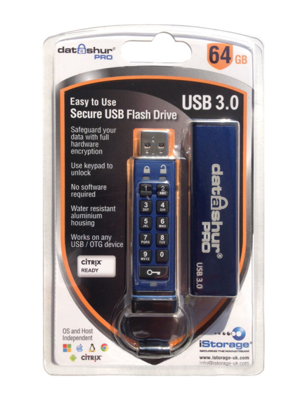 datAshur PRO - Kapacita: 256 GB