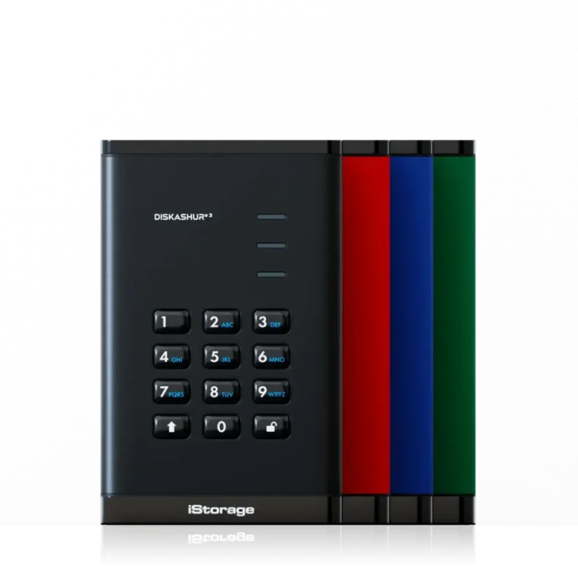 diskAshur3 (HDD) - Kapacita: 4 TB, Barva: Černá