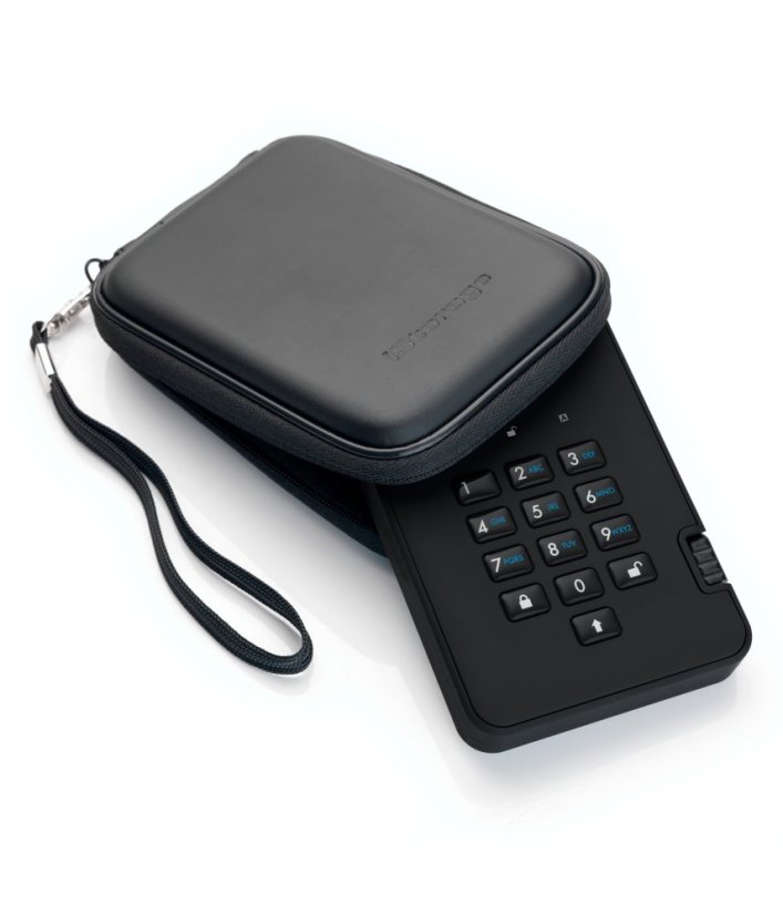 diskAshur2 (HDD) - Kapacita: 1 TB, Barva: Červená