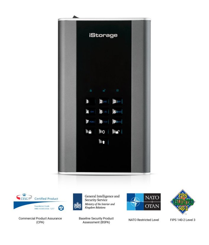 diskAshur DT2 - Kapacita: 26 TB