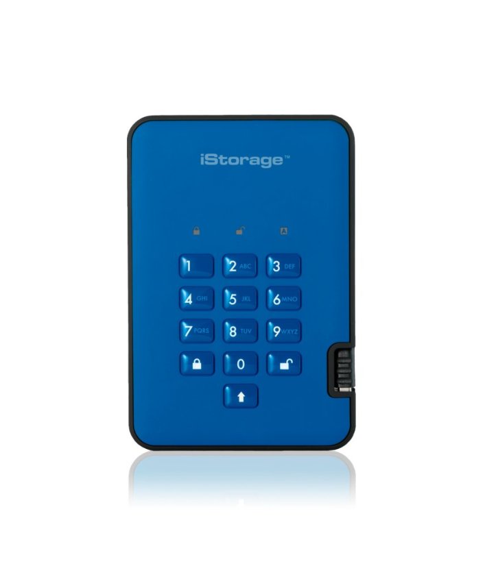 diskAshur2 (HDD) - Kapacita: 1 TB, Barva: Červená