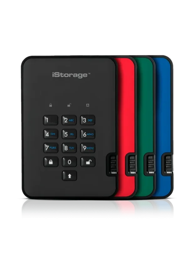 diskAshur2 (HDD) - Kapacita: 1 TB, Barva: Červená
