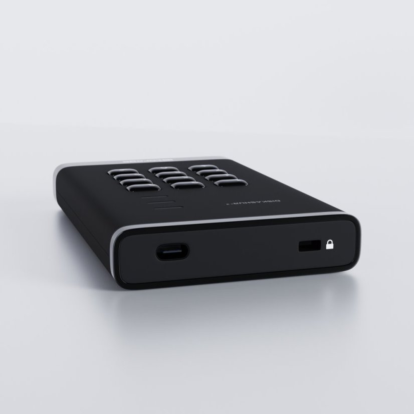 diskAshur3 (HDD) - Kapacita: 4 TB, Barva: Černá