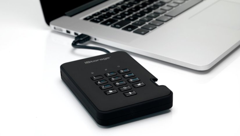 diskAshur2 (HDD) - Kapacita: 1 TB, Barva: Červená